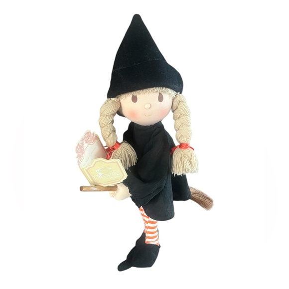 applause Other - Vintage 1984 Piroette Doll by Applause Adorable Witch Doll with Braids and Broom